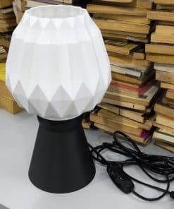 LUUMI: 3D Printed Lamps Ori lamp with cone stand and long wire