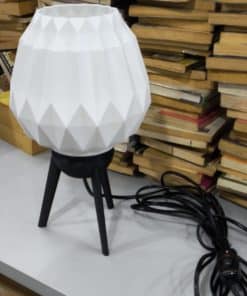 LUUMI: 3D Printed Lamps Ori lamp with legs stand with long wire
