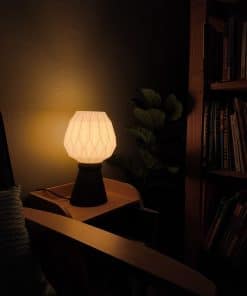 LUUMI: 3D Printed Lamp Shop Ori lamp with cone stand