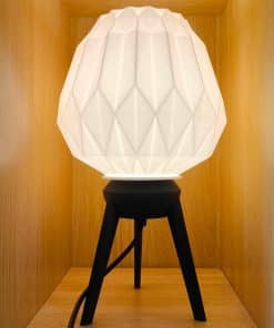 LUUMI: 3D Printed Lamps Ori lamp with legs stand