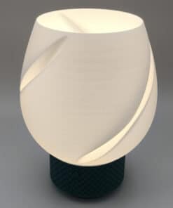 3D printed rechargeable lamp